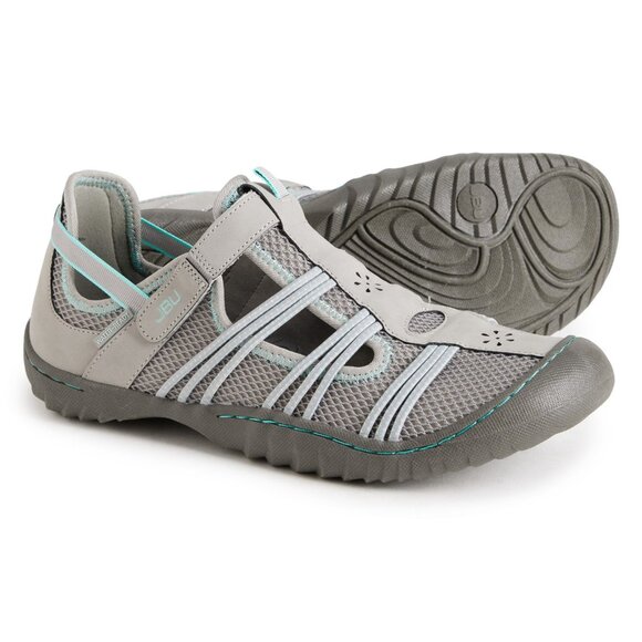 NEW JBU BY JAMBU Josie Water-Ready Shoes For Women Grey/Pale Teal 264sn - Picture 2 of 6
